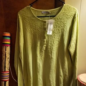 Hippie Boho Indian L Shirt Kurta NWT Funky People